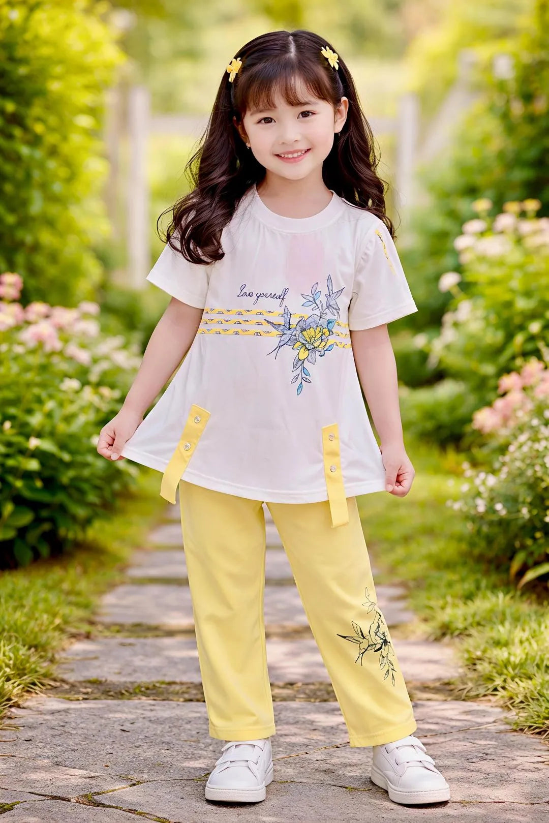 Girls Shirt & Trouser Set