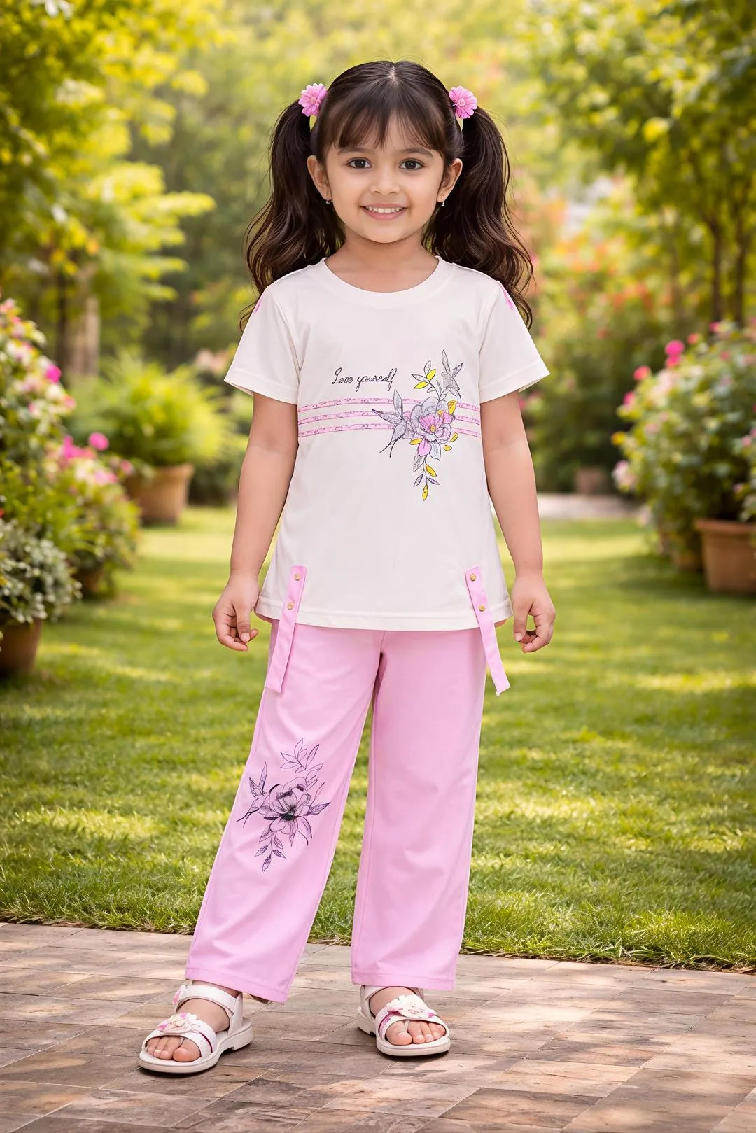 Girls Shirt & Trouser Set