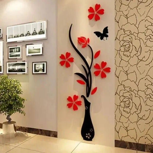 Floral Butterfly Wall Art