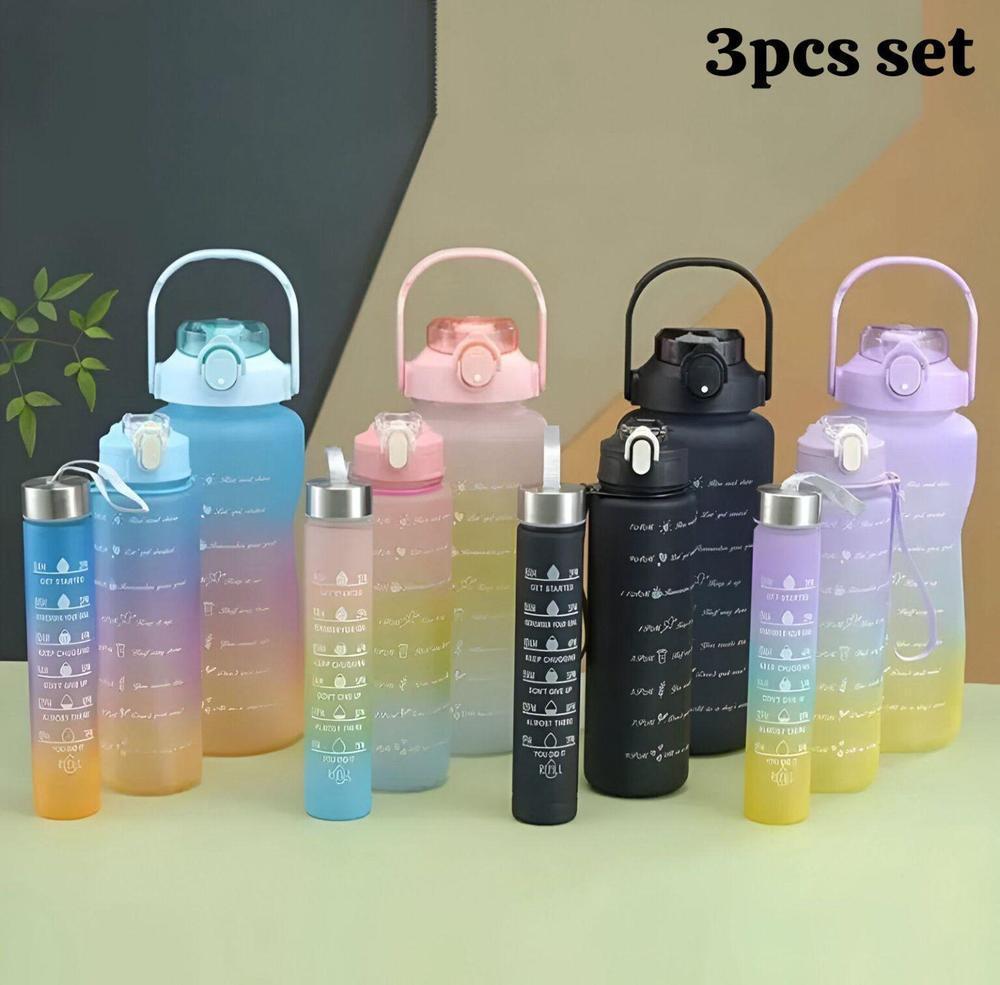 3-Piece  Water Bottles Set