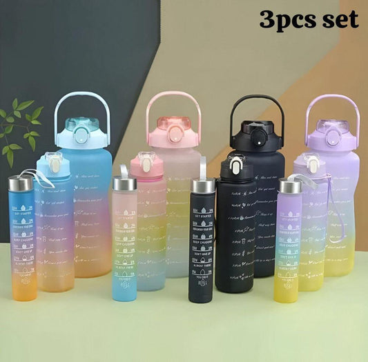 3-Piece  Water Bottles Set